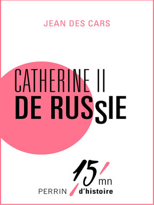 cover image of Catherine II de Russie